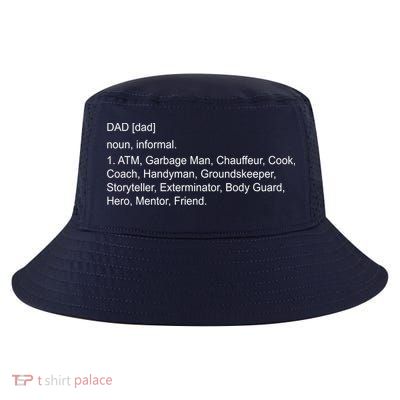 Definition Of A Dad Cool Comfort Performance Bucket Hat