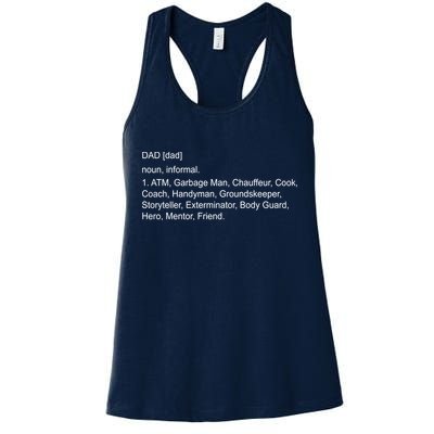 Definition Of A Dad Womens Tank Top