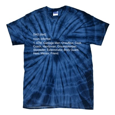 Definition Of A Dad Tie-Dye T-Shirt