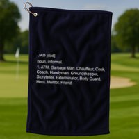 Definition Of A Dad Golf Towel