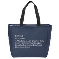 Definition Of A Dad Zip Tote Bag