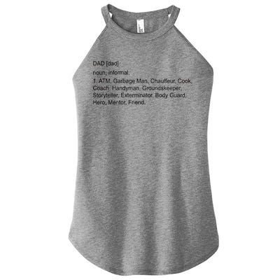 Definition Of A Dad Women’s Perfect Tri Rocker Tank