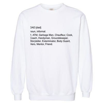 Definition Of A Dad Garment-Dyed Sweatshirt