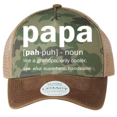 Definition Of A Papa Legacy Tie Dye Trucker Hat