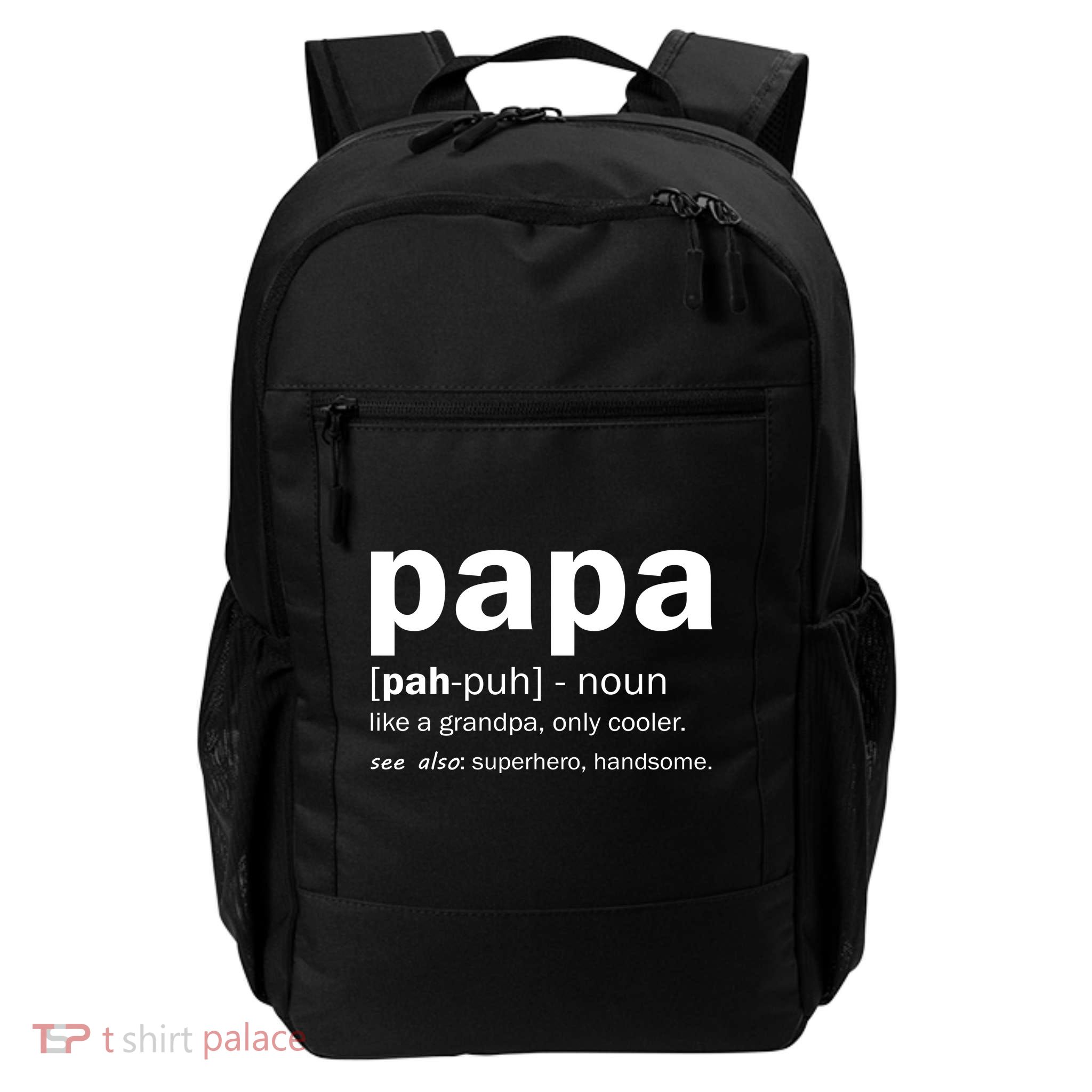 Definition Of A Papa Backpack