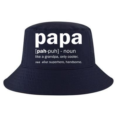 Definition Of A Papa Cool Comfort Performance Bucket Hat