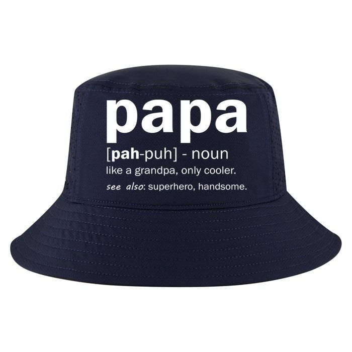 Definition Of A Papa Cool Comfort Performance Bucket Hat