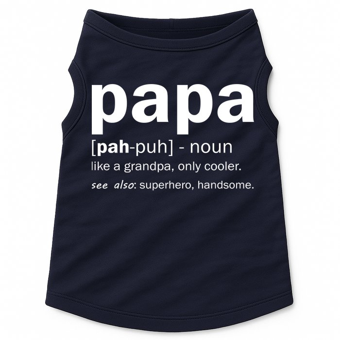 Definition Of A Papa Doggie Tank
