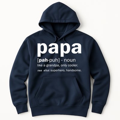 Definition Of A Papa Hoodie