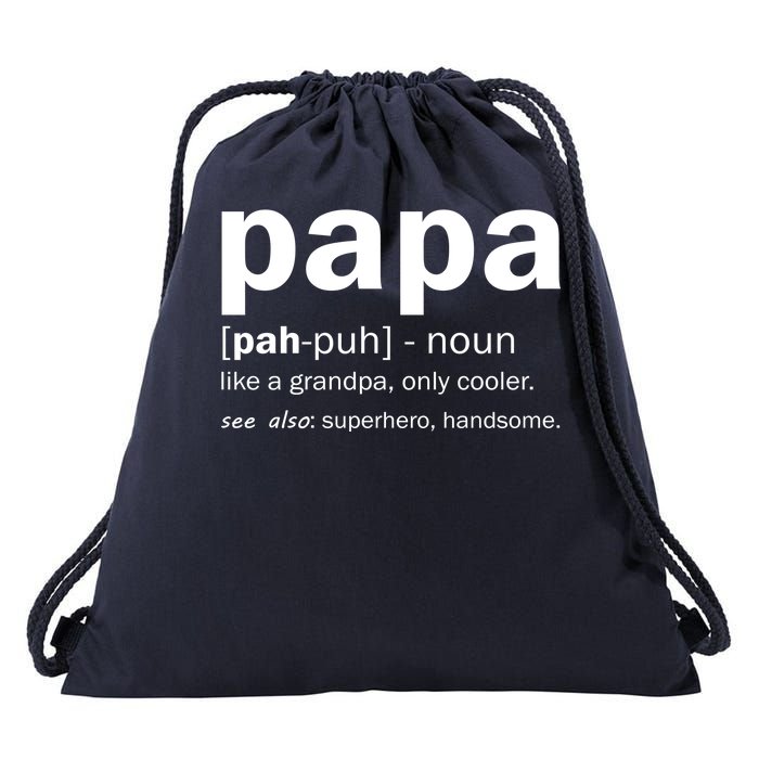 Definition Of A Papa Drawstring Bag