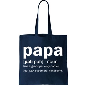 Definition Of A Papa Tote Bag