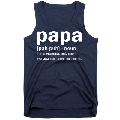 Definition Of A Papa Tank Top