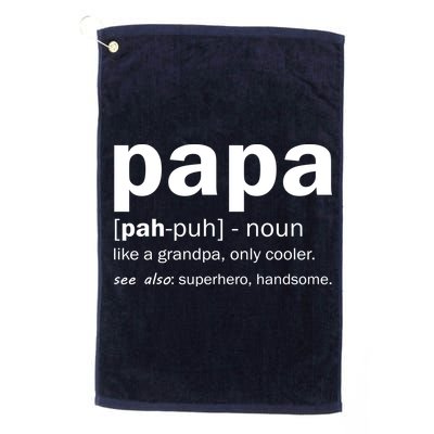 Definition Of A Papa Golf Towel