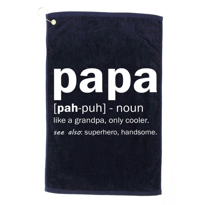 Definition Of A Papa Golf Towel