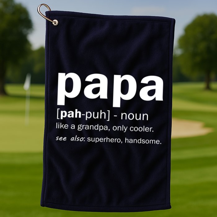 Definition Of A Papa Golf Towel