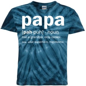 Definition Of A Papa Kids Tie-Dye T-Shirt