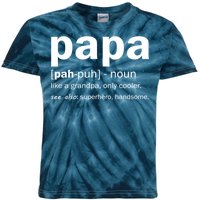 Definition Of A Papa Kids Tie-Dye T-Shirt