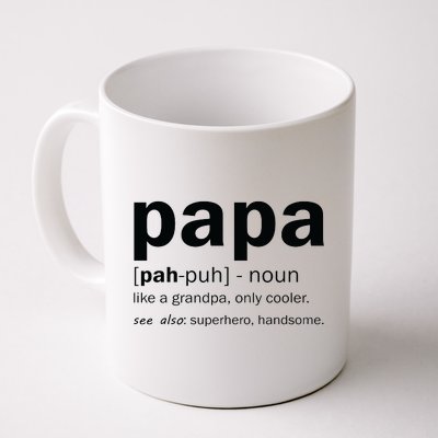 Definition Of A Papa Coffee Mug