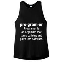 Definition of A Programmer Ladies PosiCharge Tri-Blend Wicking Tank