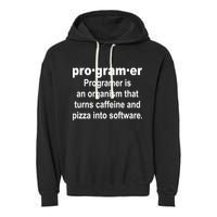Definition of A Programmer Garment-Dyed Fleece Hoodie