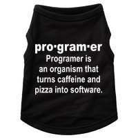 Definition of A Programmer Doggie Tank