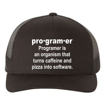 Definition of A Programmer Yupoong Adult 5-Panel Trucker Hat
