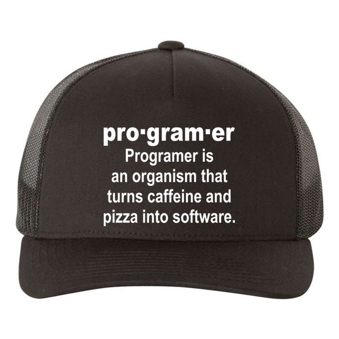 Definition of A Programmer Yupoong Adult 5-Panel Trucker Hat