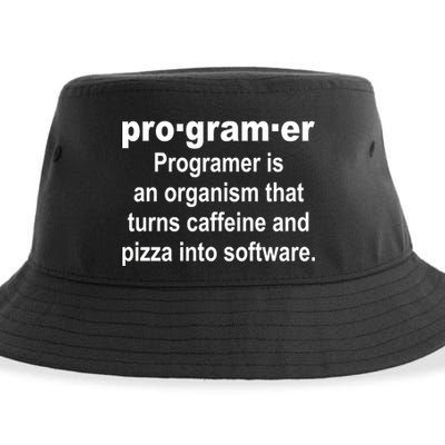 Definition of A Programmer Sustainable Bucket Hat