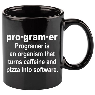 Definition of A Programmer 11oz C Handle Ceramic Mug