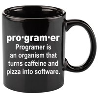 Definition of A Programmer 11oz C Handle Ceramic Mug