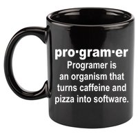 Definition of A Programmer 11oz C Handle Ceramic Mug