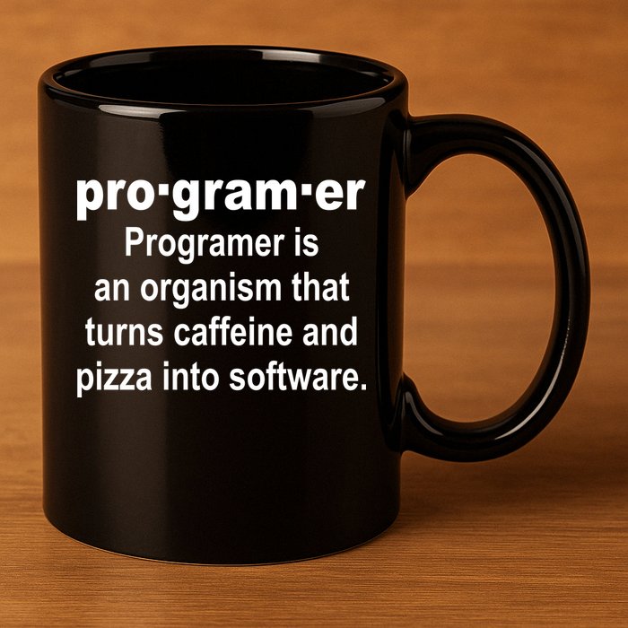 Definition of A Programmer 11oz C Handle Ceramic Mug