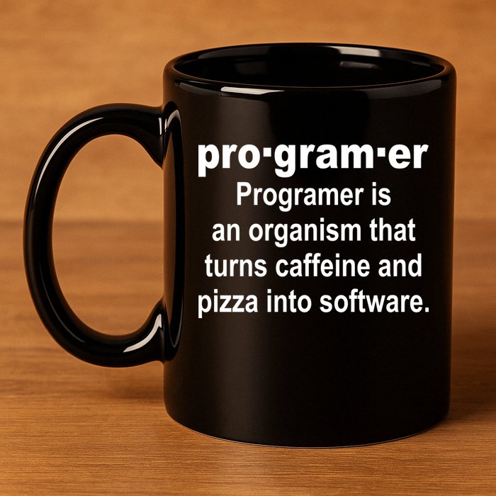 Definition of A Programmer 11oz C Handle Ceramic Mug