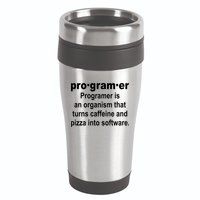 Definition of A Programmer 16oz Travel Tumbler