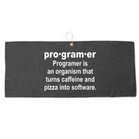 Definition of A Programmer Large Microfiber Waffle Golf Towel