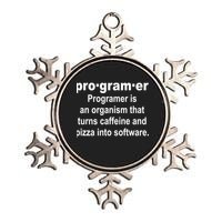 Definition of A Programmer Metallic Star Ornament