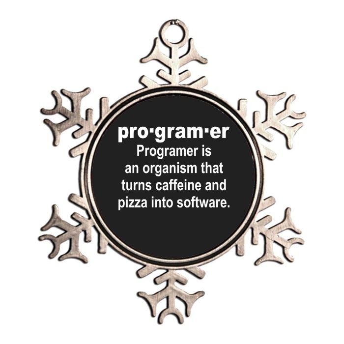 Definition of A Programmer Metallic Star Ornament
