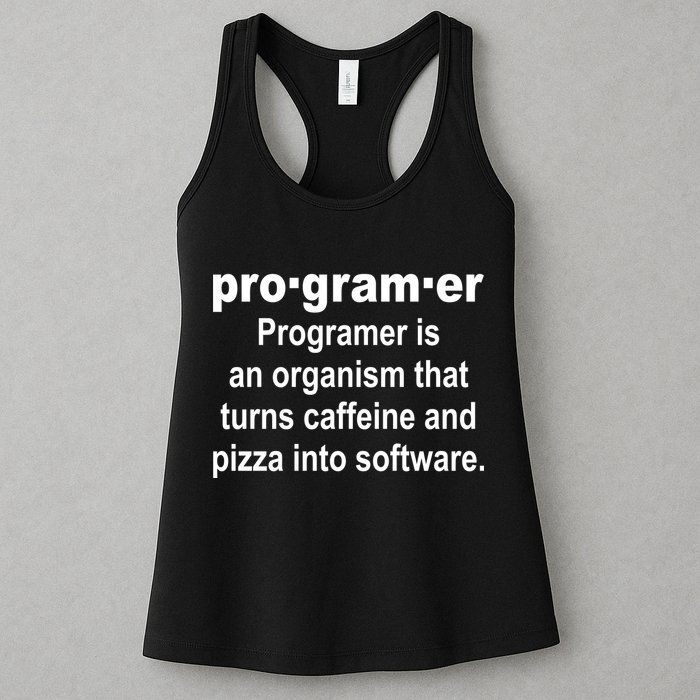 Definition of A Programmer Womens Tank Top