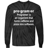 Definition of A Programmer Tie-Dye Long Sleeve Shirt