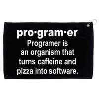 Definition of A Programmer Grommeted Golf Towel