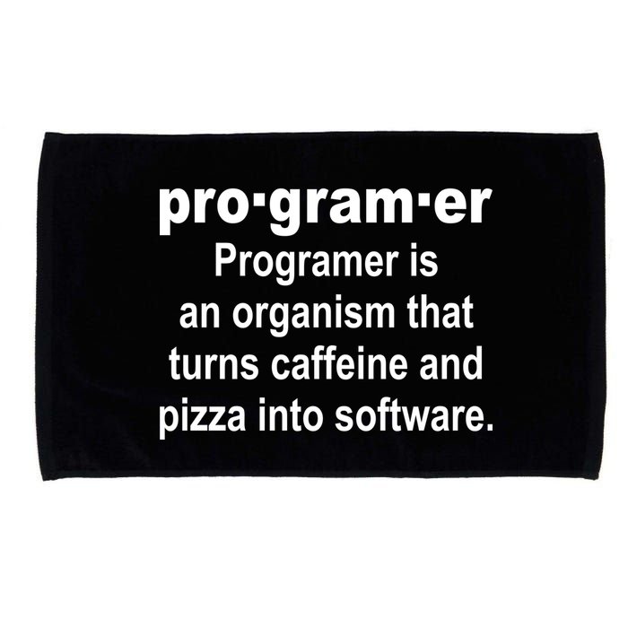 Definition of A Programmer Microfiber Hand Towel