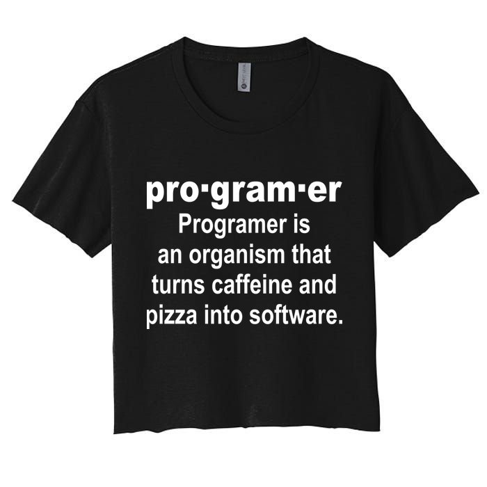 Definition of A Programmer Crop Top