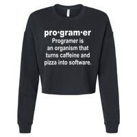 Definition of A Programmer Cropped Pullover Crew