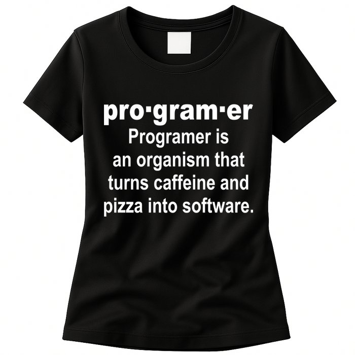 Definition of A Programmer Womens T-Shirt