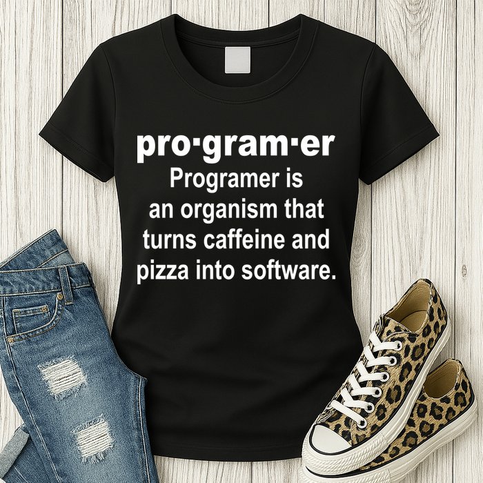 Definition of A Programmer Womens T-Shirt