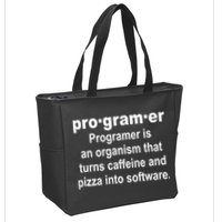 Definition of A Programmer Zip Tote Bag