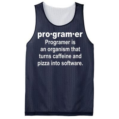 Definition of A Programmer Mesh Reversible Basketball Jersey Tank