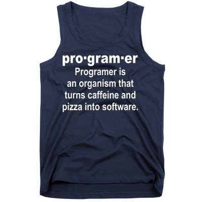 Definition of A Programmer Tank Top