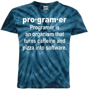 Definition of A Programmer Kids Tie-Dye T-Shirt