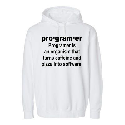 Definition of A Programmer Garment-Dyed Fleece Hoodie